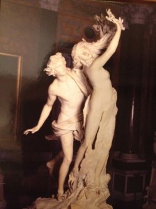 Apollo Chasing Daphne No photo can convey the exquisite beautiy of this piece . . .